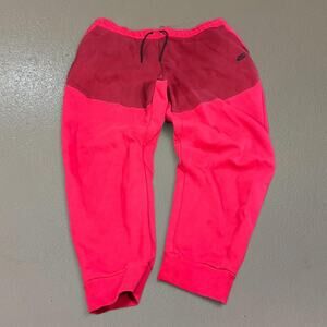 Nike Tech Fleece Berry Red Jogger Style Sweatpants Size men’s 4XL